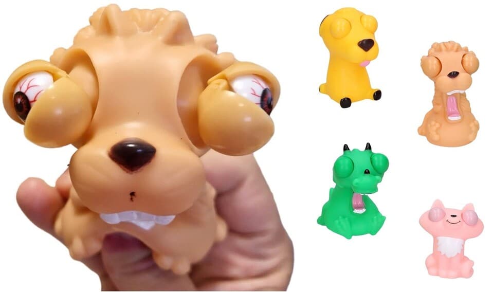 Stláčacie zvieratko 9cm - náhodný