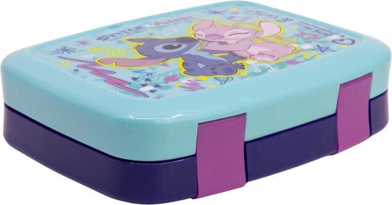 STOR Box na svačinu s přihrádkami Angel a Stitch