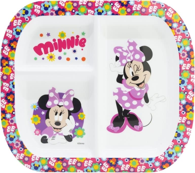 STOR Dětský obdélníkový talíř Minnie