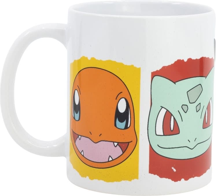 STOR Hrneček keramický 325 ml Obličeje Pokémonů