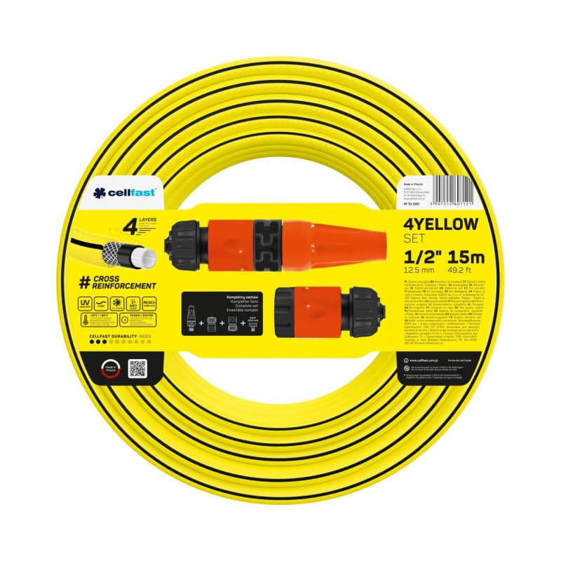 Súprava na zavlažovanie 4YELLOW 1/2" 15m