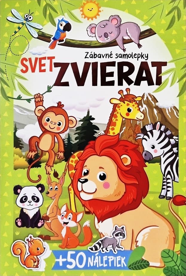 Svet zvierat pracovný zošit pre deti +50 nálepiek