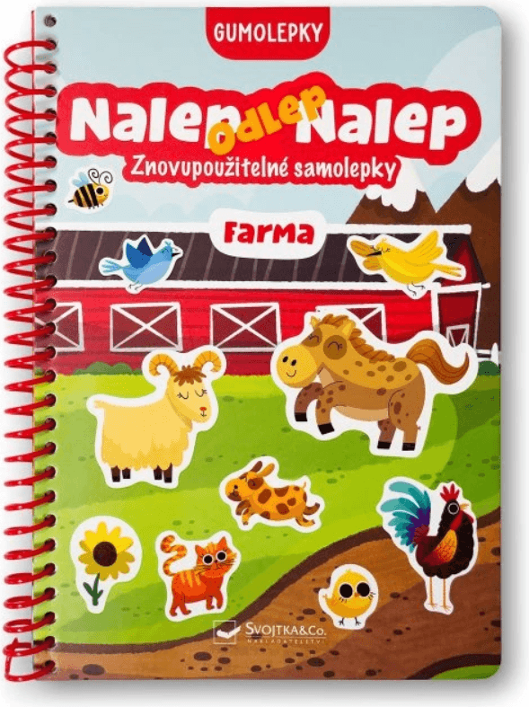 Svojtka & Co. Nalep, odlep, nalep! Gumolepky Farma