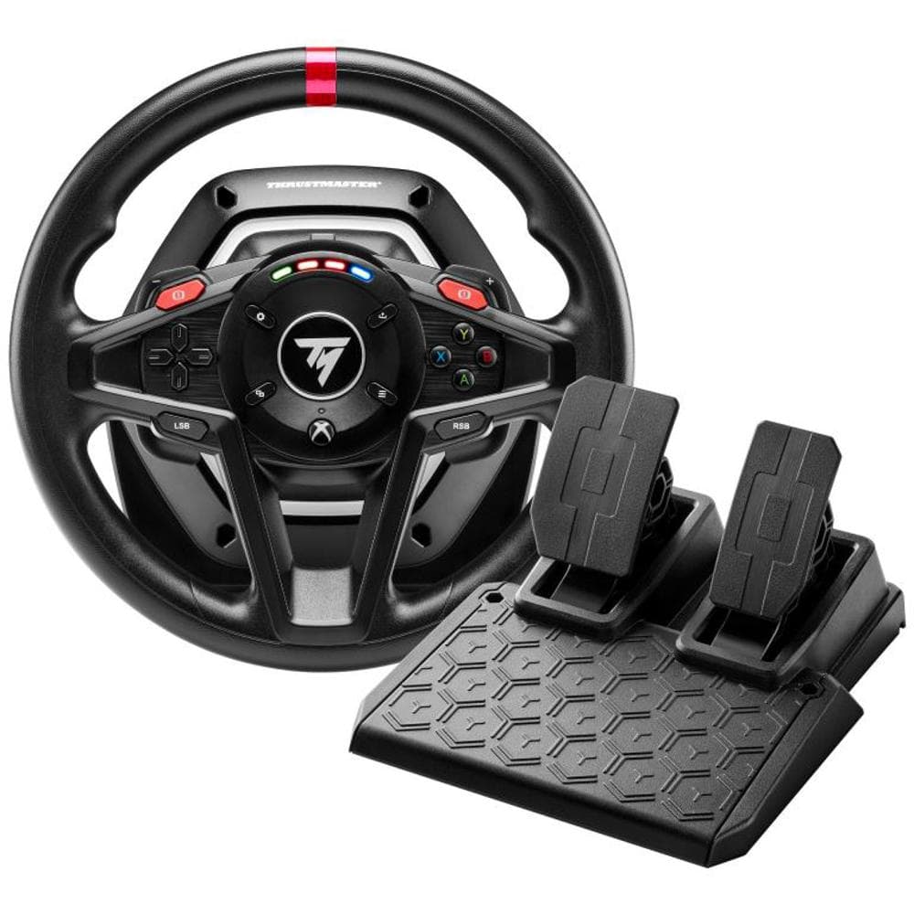 T128Súpr.volantov pedálov Xbox/PC THRUST