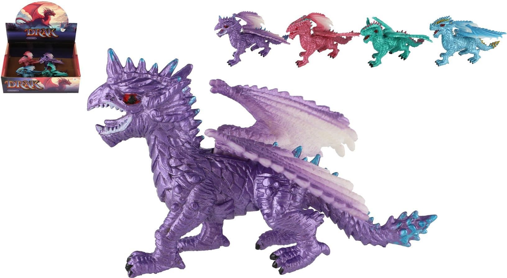 TEDDIES Figurka draka 1ks (mix)