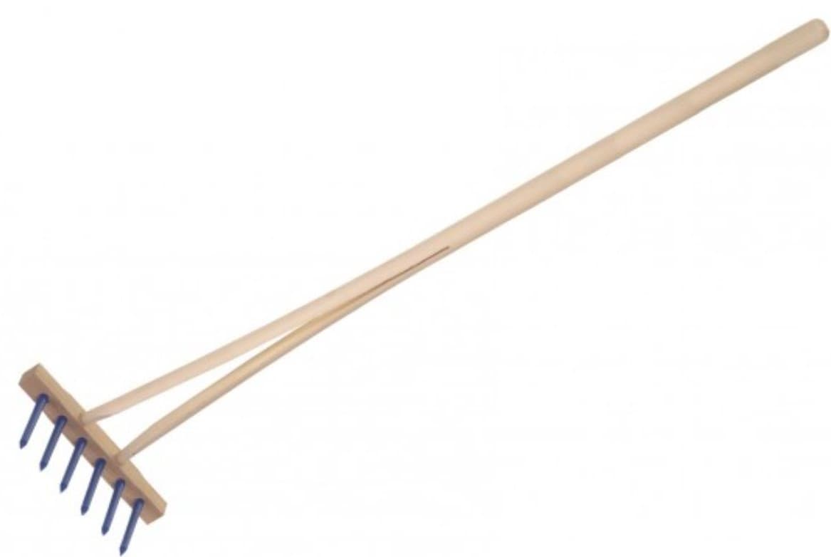 TEDDIES Modré hrábě s násadou 90cm