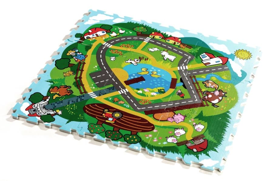 TEDDIES Pěnové puzzle Moje první zvířátka (29x29)