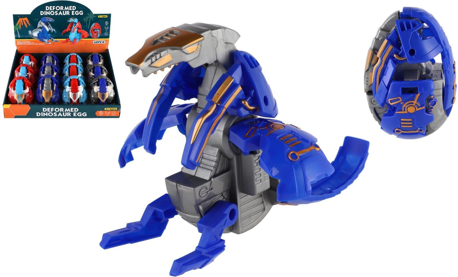 TEDDIES Skládací vejce Dinosaurus,robot 1ks (mix)