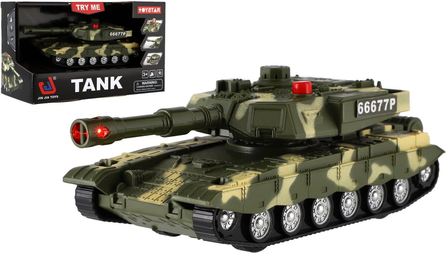 TEDDIES Tank 20 cm na zpětné natažení