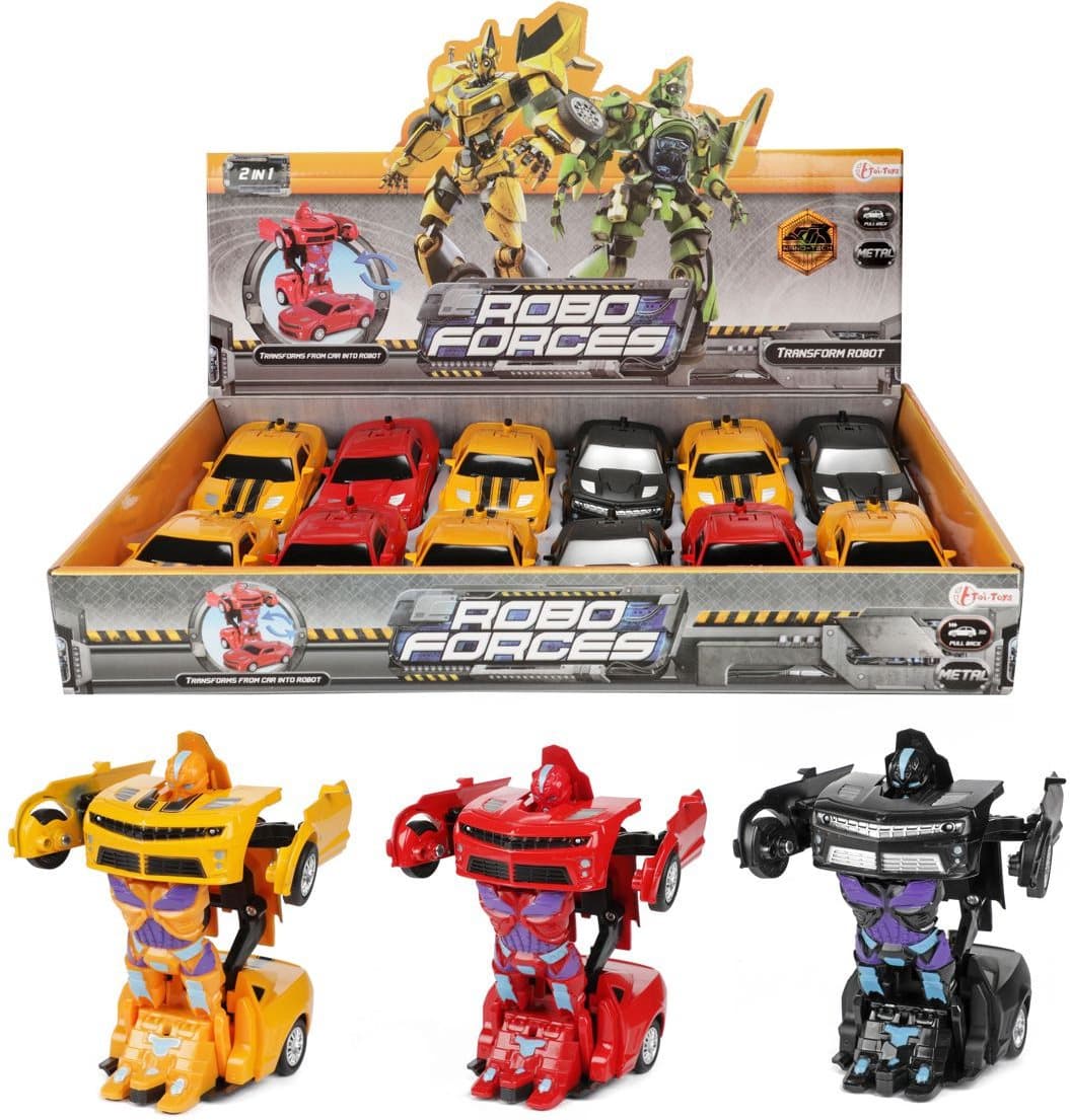 TEDDIES Transformer auto,robot 1ks (mix)