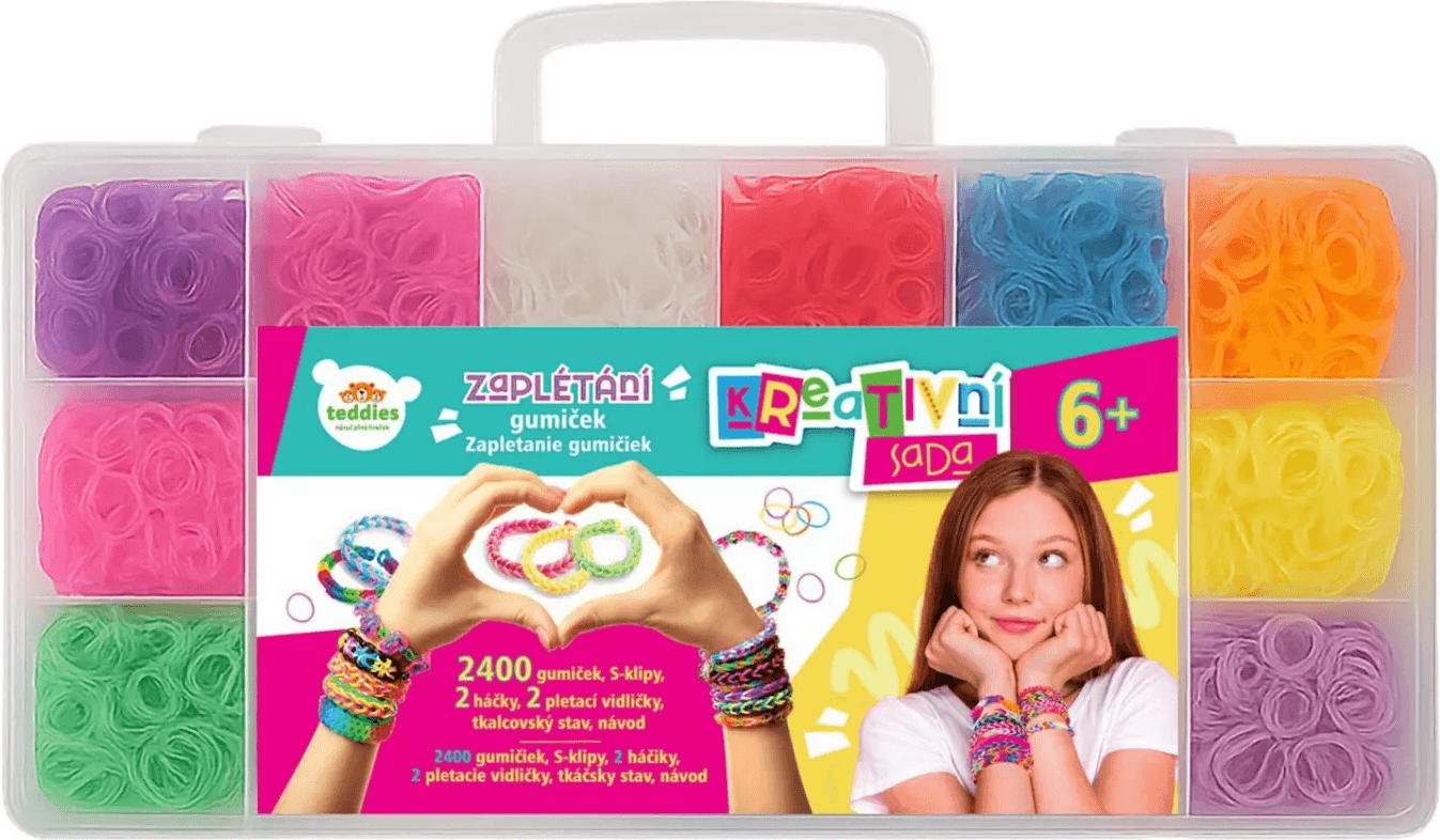 TEDDIES Zaplétání gumiček 2400 ks