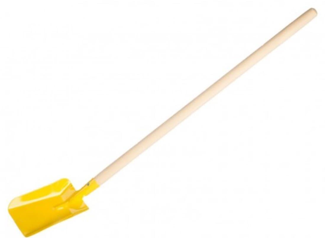 TEDDIES Žlutá lopata s násadou 80cm