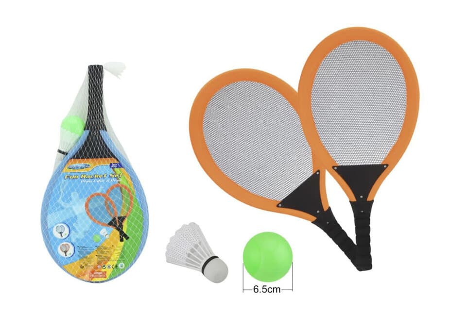Tenis plážový sada - oranžová