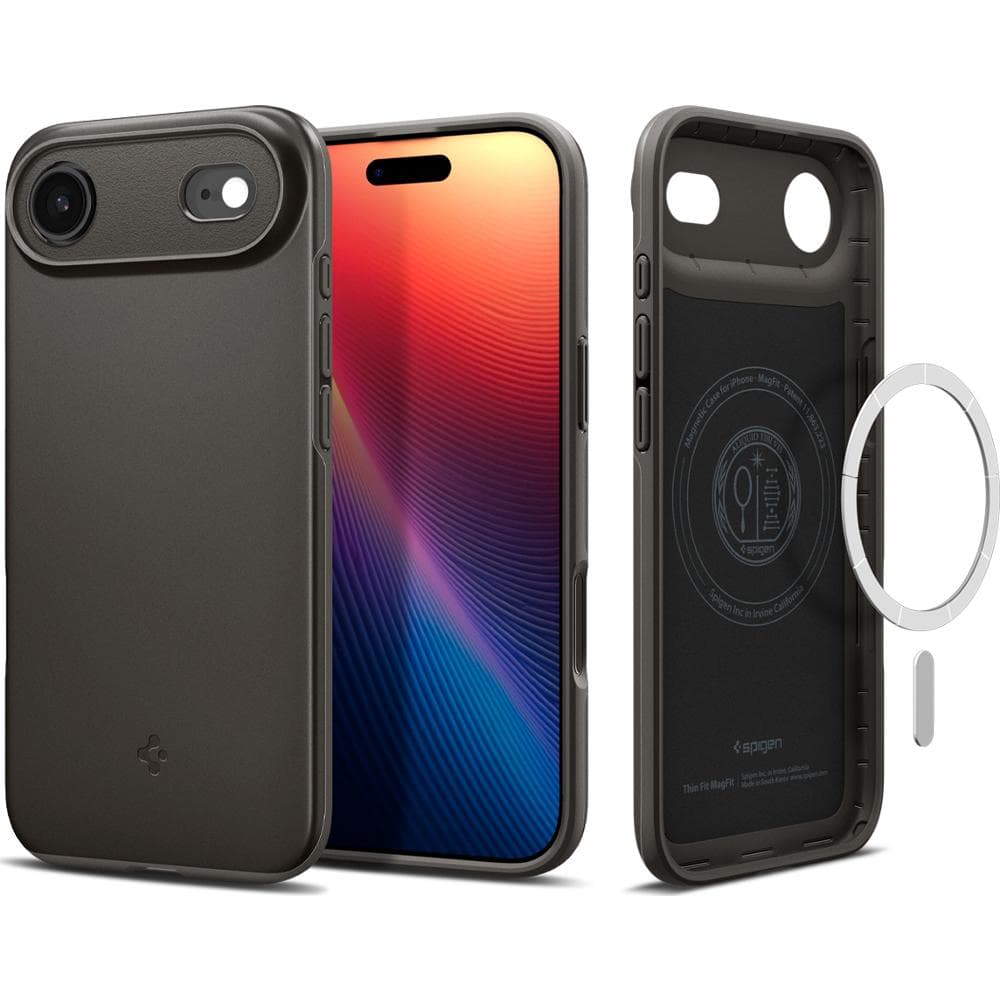 Thin Fit MS case iPhone 17 Air Gunmetal