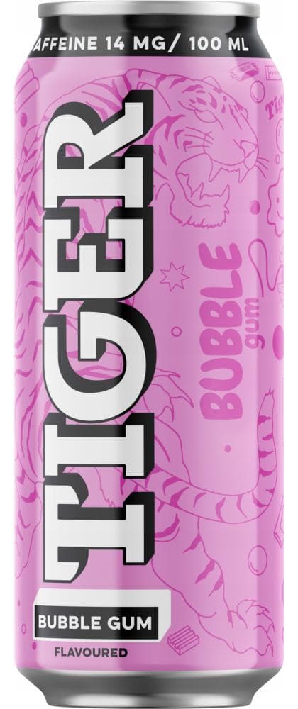 Tiger energetický nápoj 500ml Bubble gum