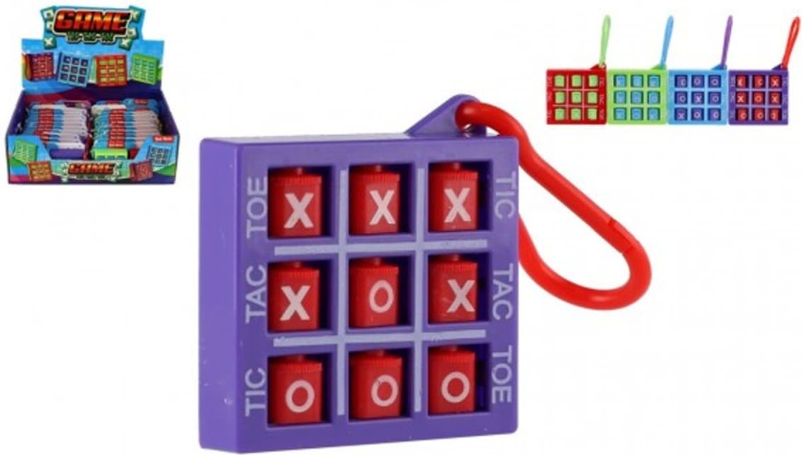 TOI-TOYS Přívěsek na klíče Piškvorky 1ks (mix)