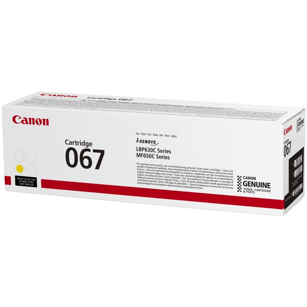 TONER 067 Yellow (1250 str.) CANON
