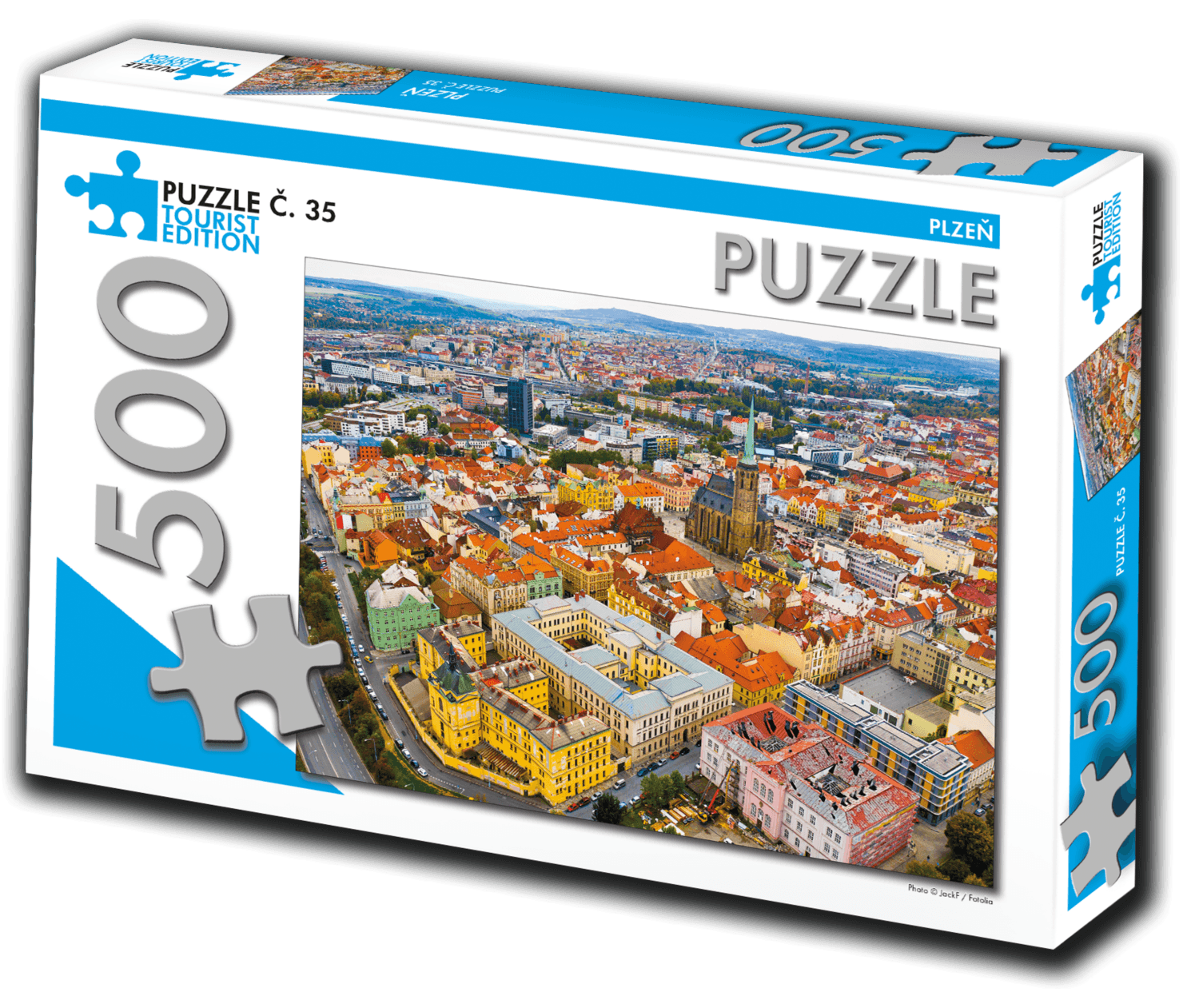 TOURIST EDITION Puzzle Plzeň 500 dílků (č.35)