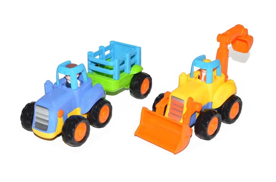 Traktor a bager 17cm - traktor