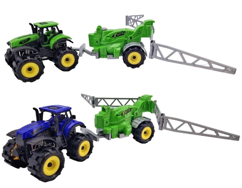 Traktor s postrekom na zotrvačník 25cm - náhodná