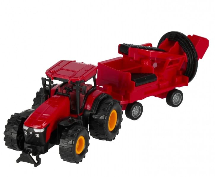 Traktor s vlečkou 31cm - zelená