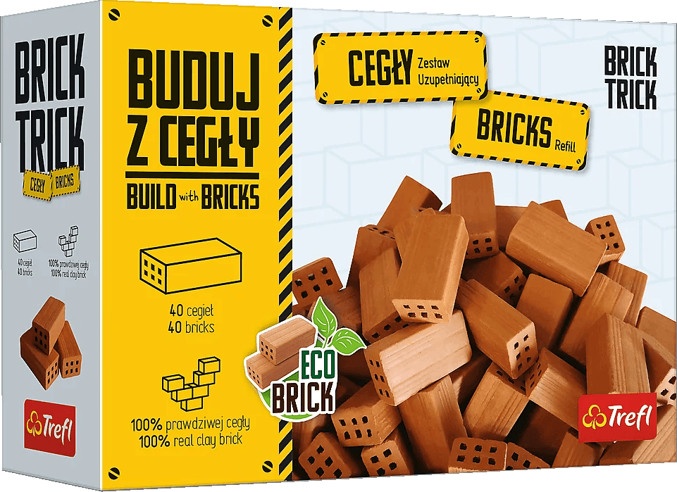 TREFL BRICK TRICK Balení dlouhých cihel 40ks