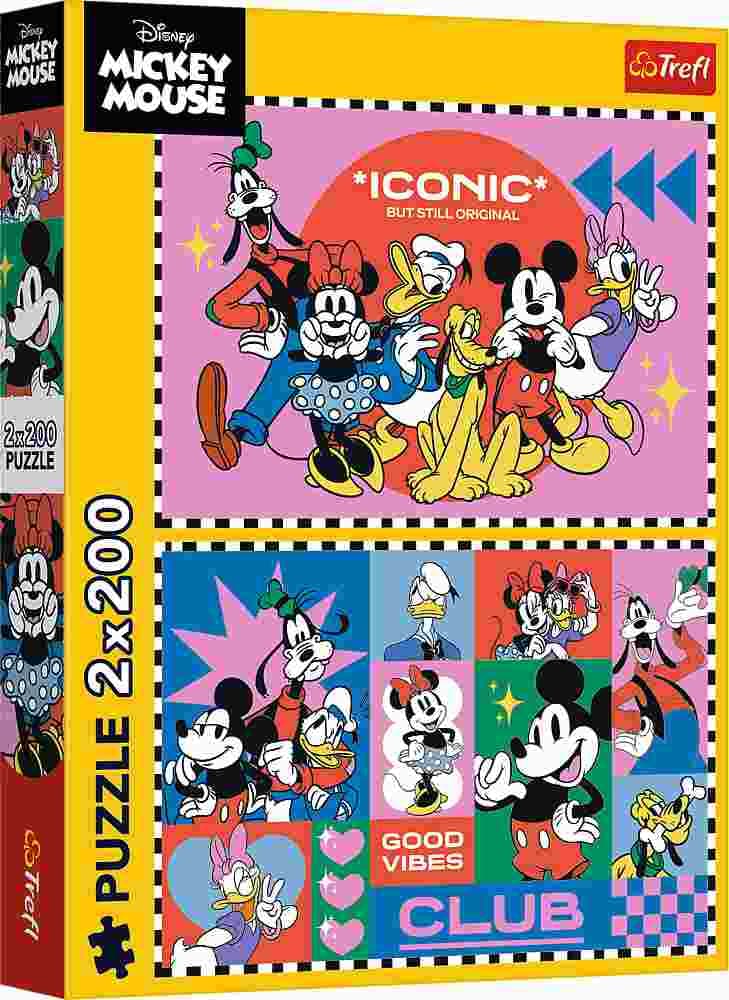 Trefl - Puzzle 2x200 Disney Mickey - 200 dielov