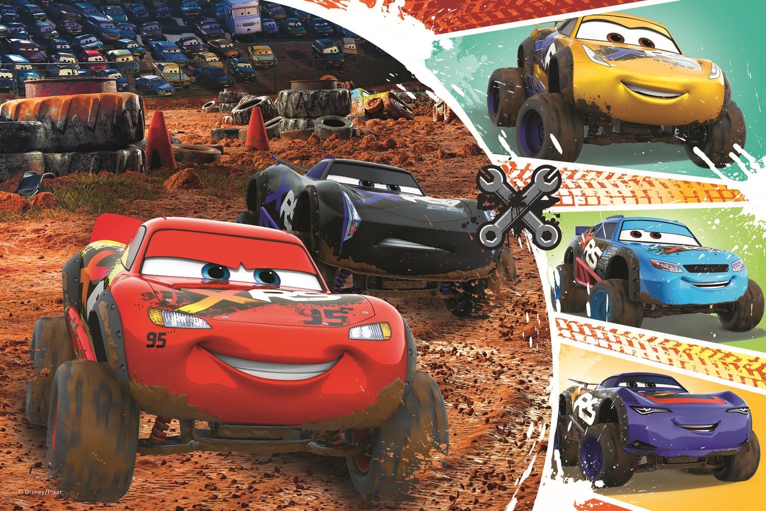 TREFL Puzzle Auta 3: Rallye 60 dílků