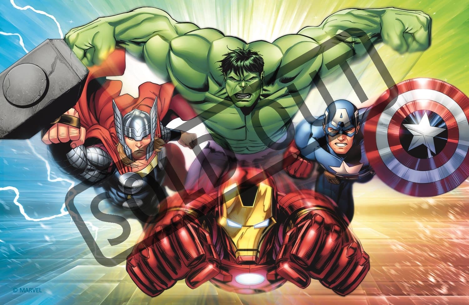TREFL Puzzle Avengers: Silná čtyřka 54 dílků