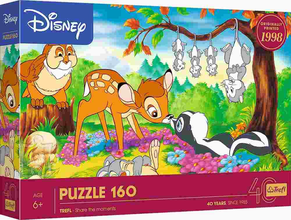 Trefl - Puzzle Bambi and forest friends - 160 dielov