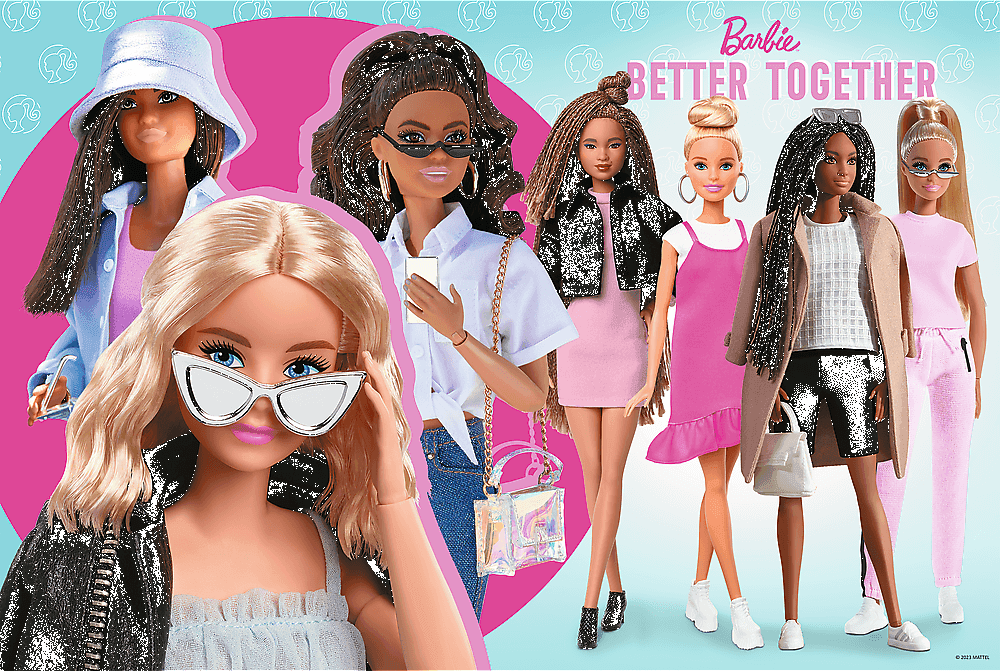 TREFL Puzzle Barbie a její svět 160 dílků
