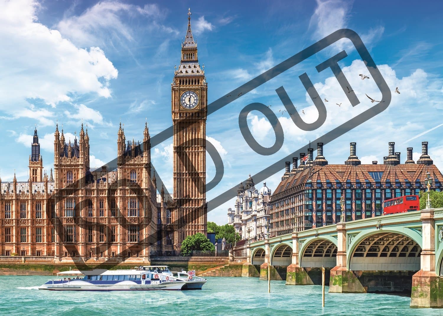 TREFL Puzzle Big Ben, Londýn, Anglie 2000 dílků