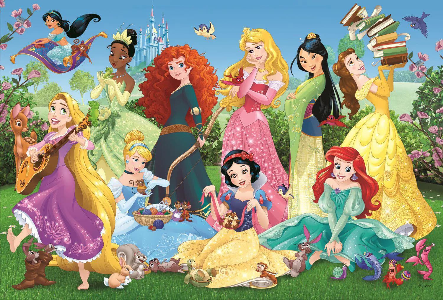 Trefl - Puzzle Charming Princesses - 100 dielov