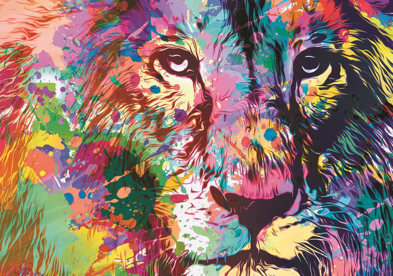 Trefl - Puzzle Colorful Lion - 1000 dielov