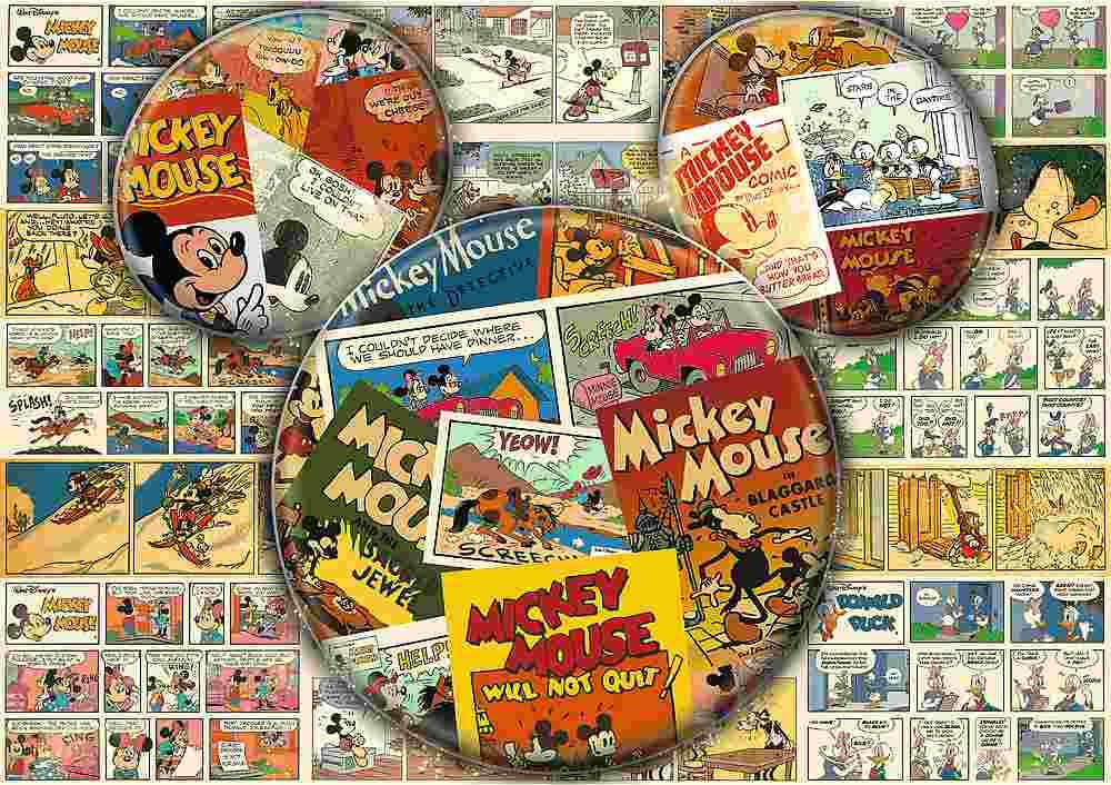 Trefl - Puzzle Comic Mickey Mouse - 1000 dielov