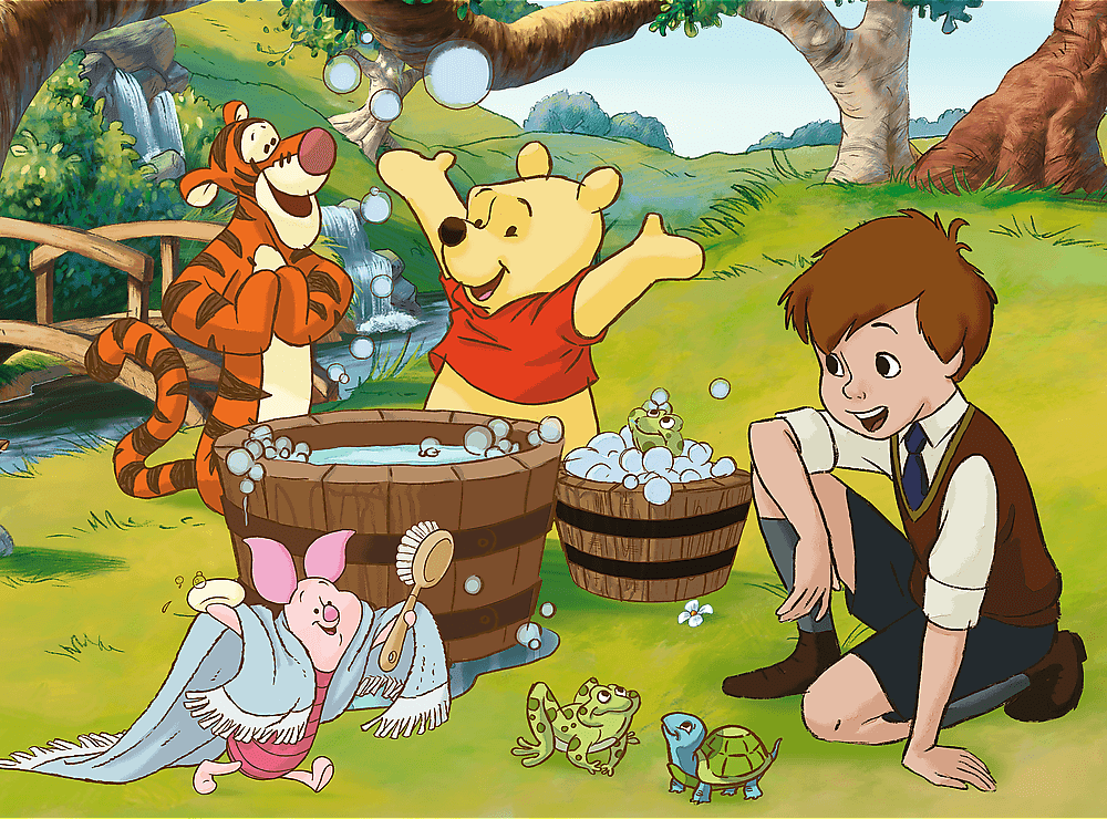 TREFL Puzzle Den s Medvídkem Pú 30 dílků