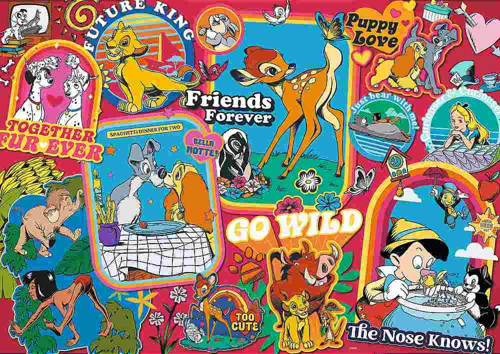 Trefl - Puzzle Disney: Over the Years - 500 dielov