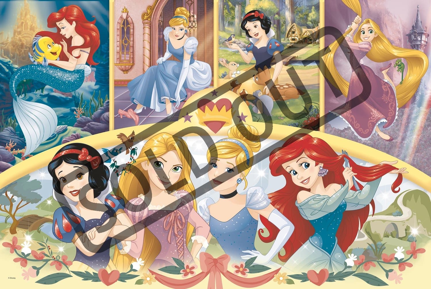 TREFL Puzzle Disney princezny MAXI 24 dílků