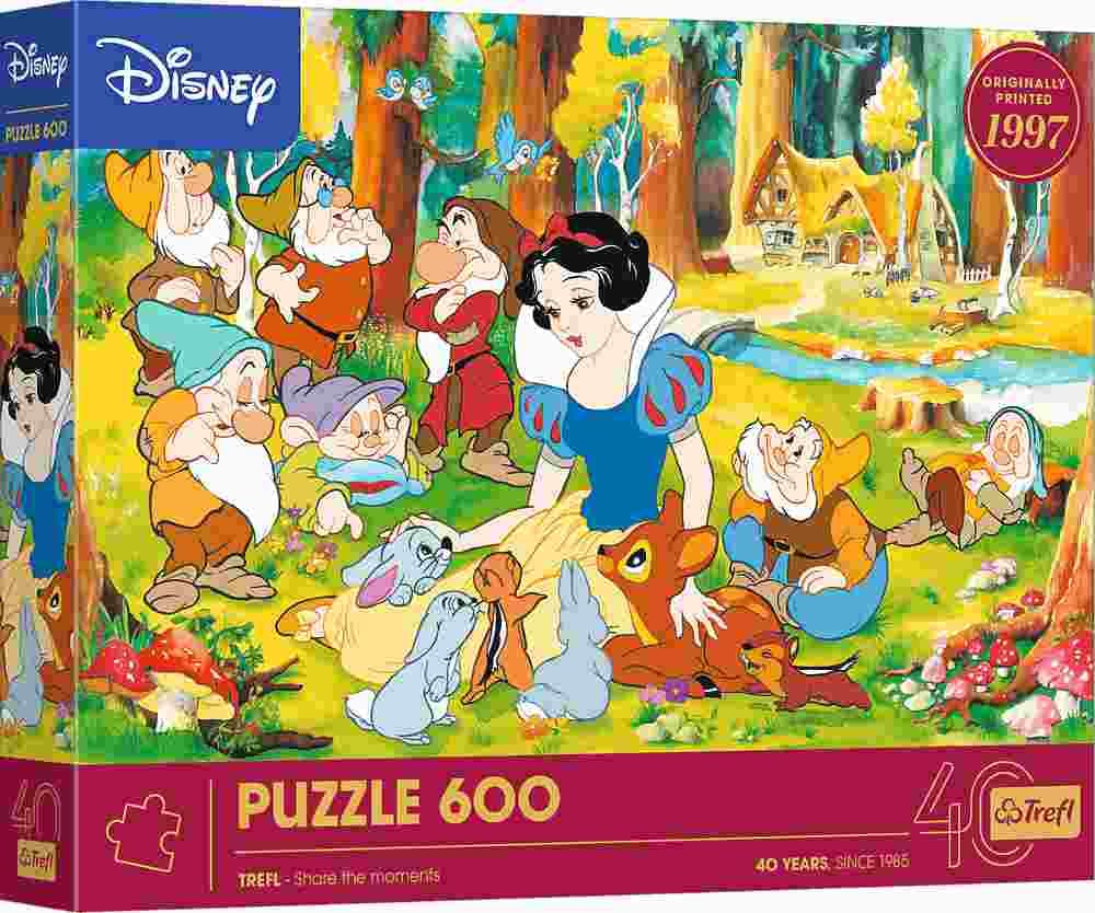 Trefl - Puzzle Disney:  Snow White - 600 dielov