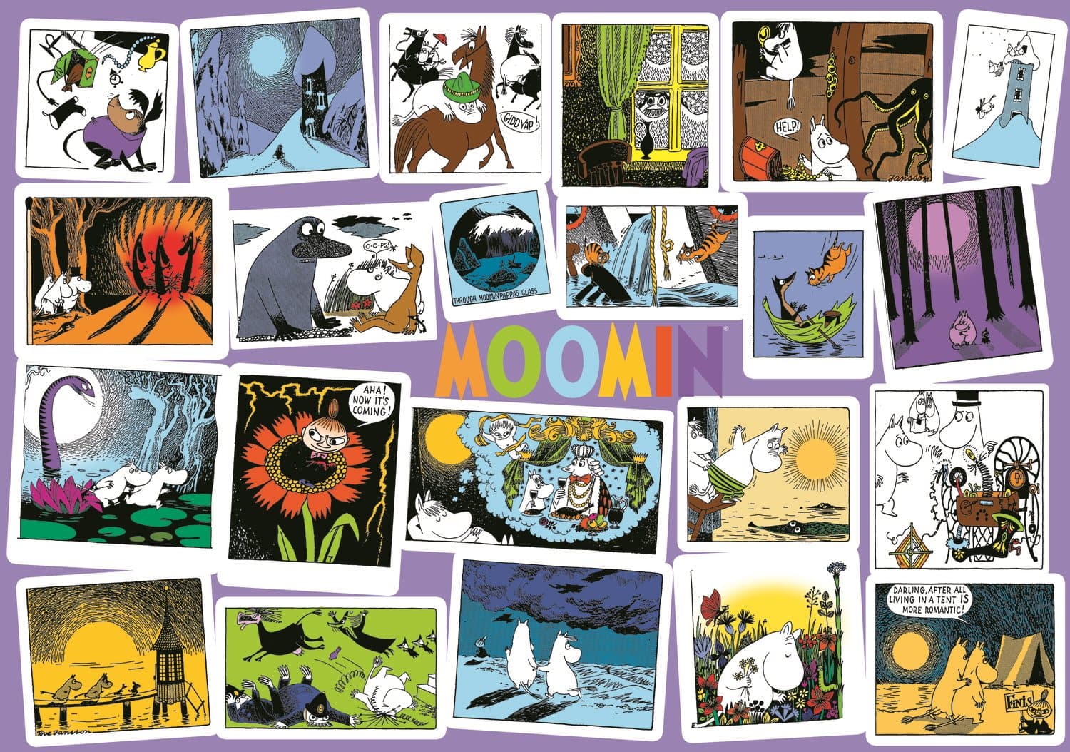 TREFL Puzzle Dobrodružství Mumínků 1000 dílků
