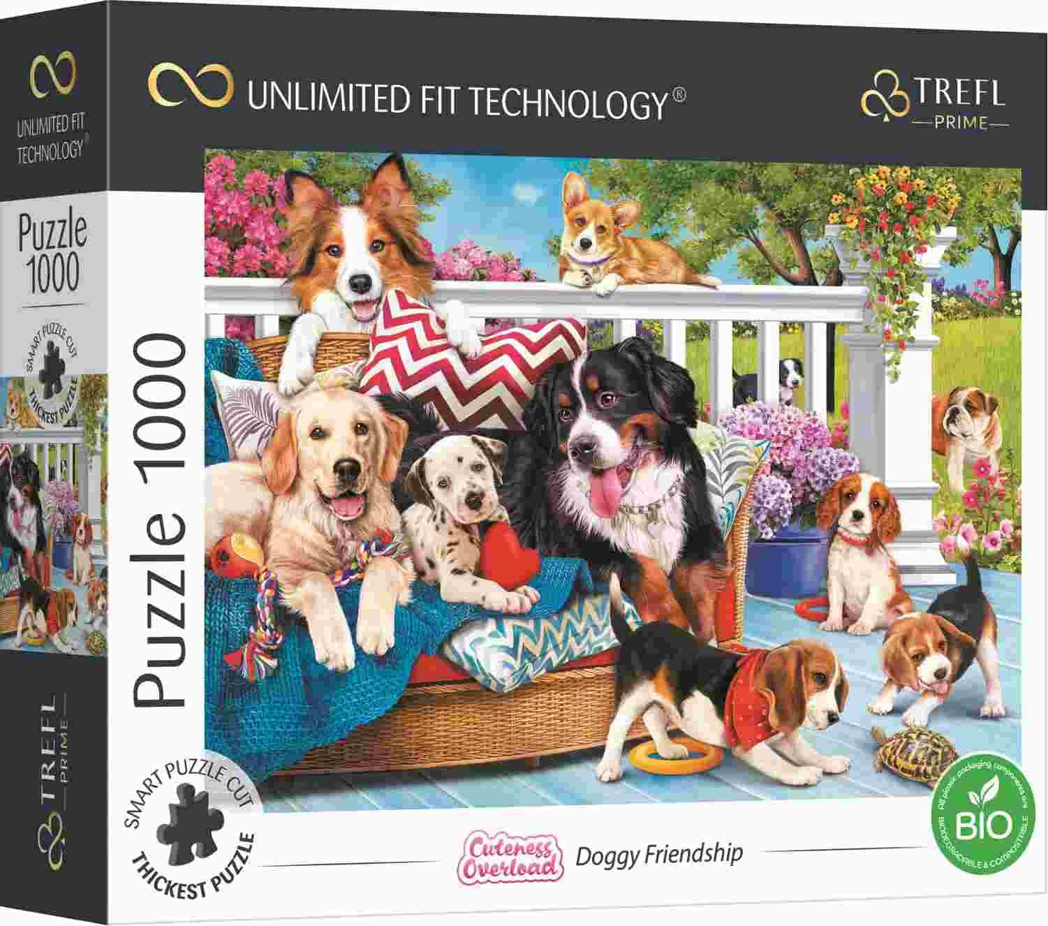 Trefl - Puzzle Doggy Friendship UFT - 1000 dielov