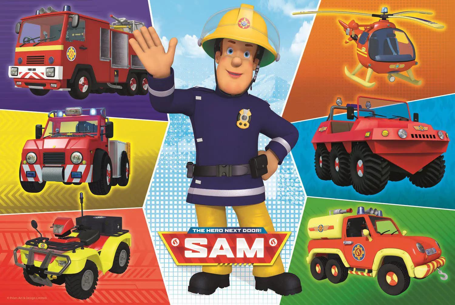 Trefl - Puzzle Fireman Sam - 100 dielov