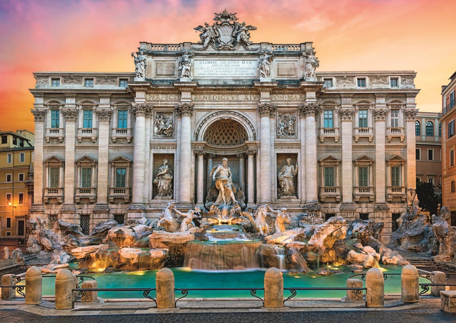 TREFL Puzzle Fontána di Trevi, Itálie 500 dílků
