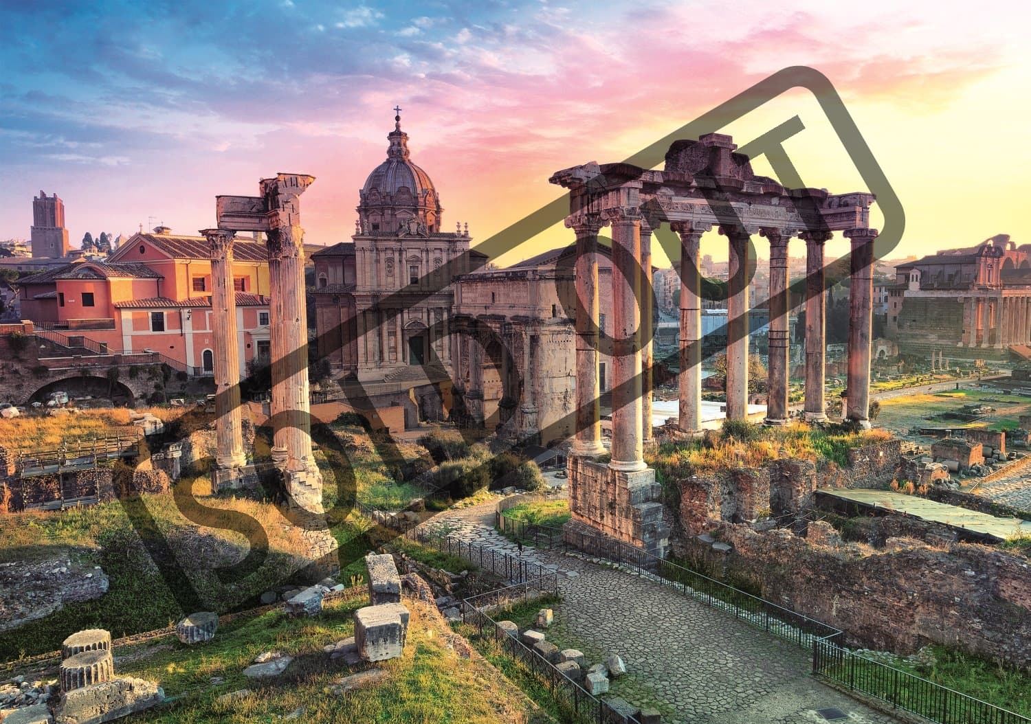 TREFL Puzzle Forum Romanum, Řím 1000 dílků