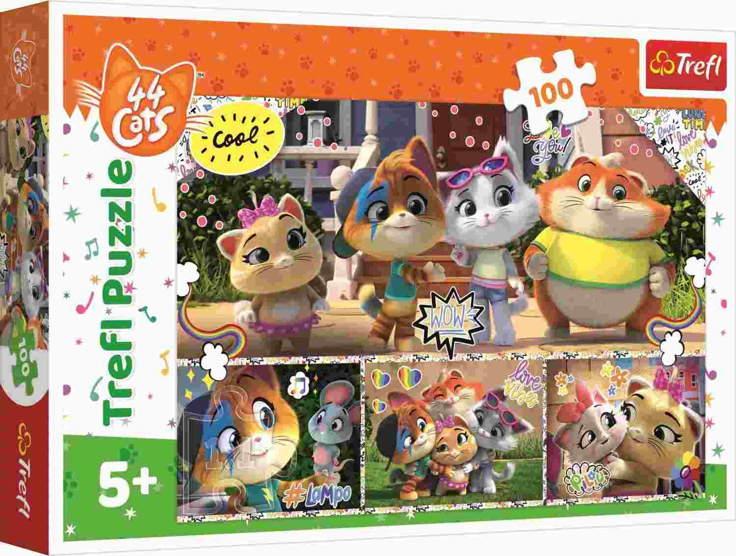 Trefl - Puzzle Great Friends Team - 100 dielov