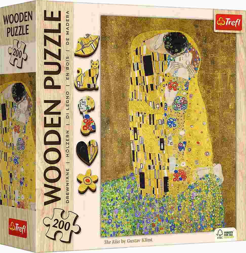 Trefl - Puzzle Gustav Klimt: The Kiss - 200 dielov