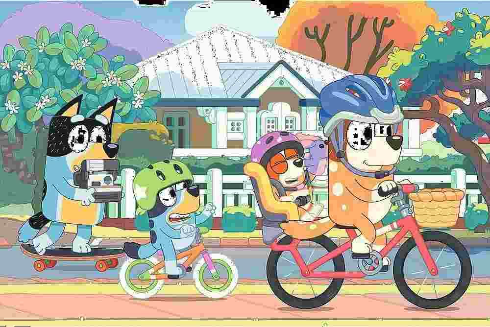 Trefl - Puzzle Happy Bluey - 40-99 dielov