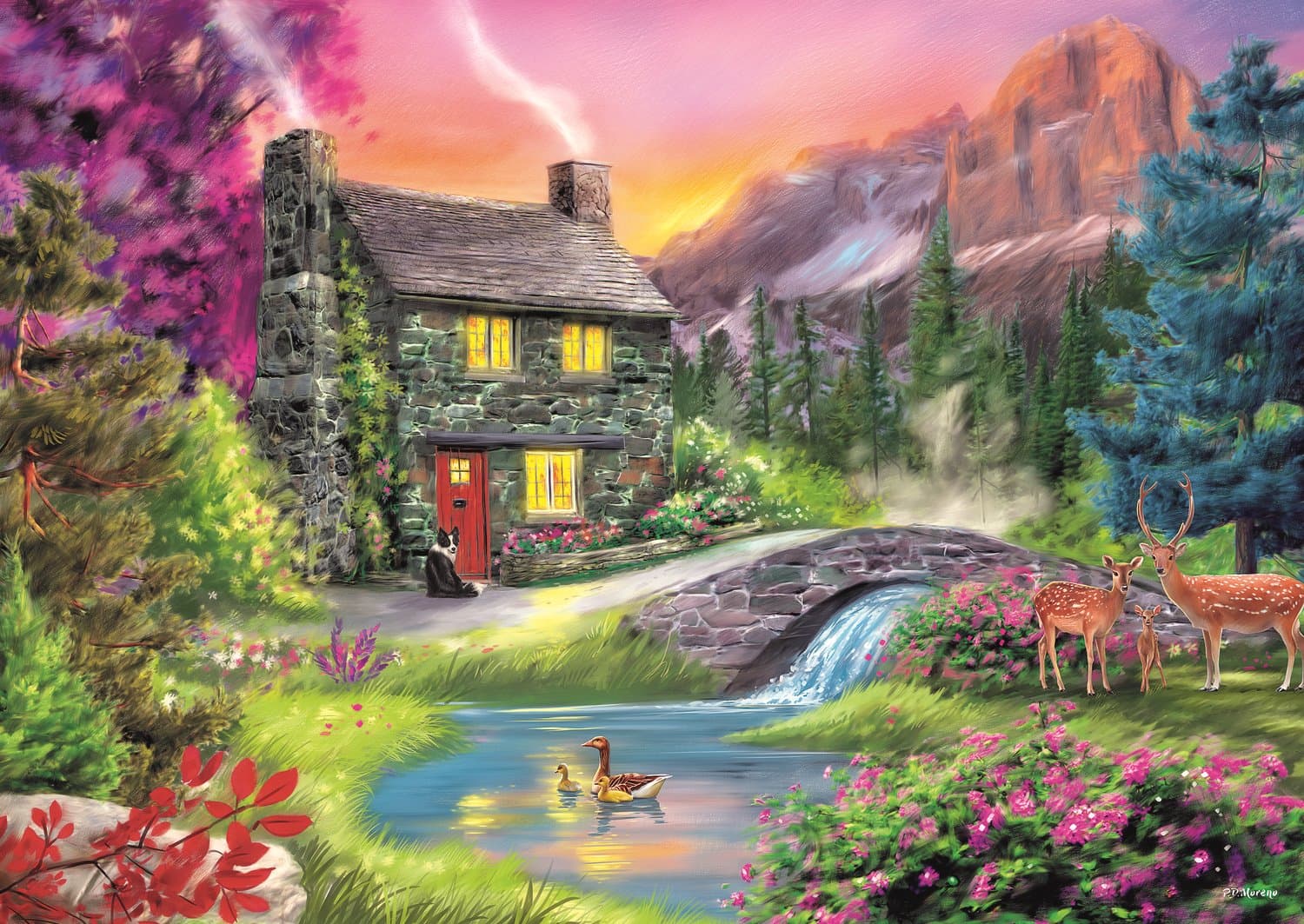 TREFL Puzzle Horská idylka 500 dílků