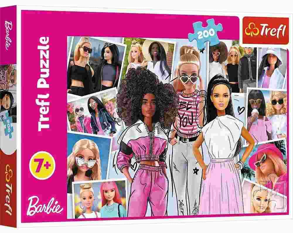 Trefl - Puzzle In the world of Barbie - 200 dielov