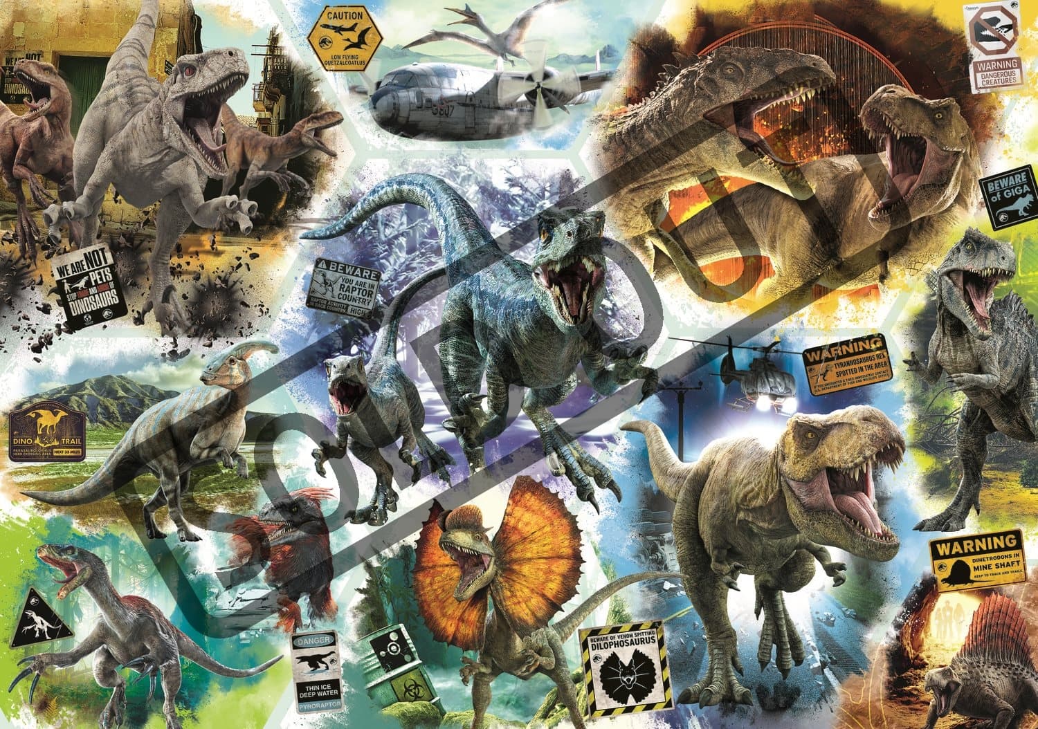 TREFL Puzzle Jurský svět: Nadvláda 1000 dílků